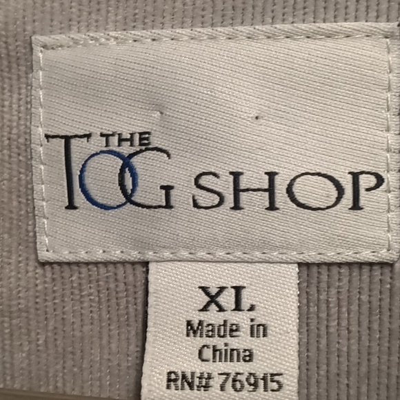 THE TOG SHOP polyester blend silver gray 2-pc pantsuit Size XL - Picture 1 of 8